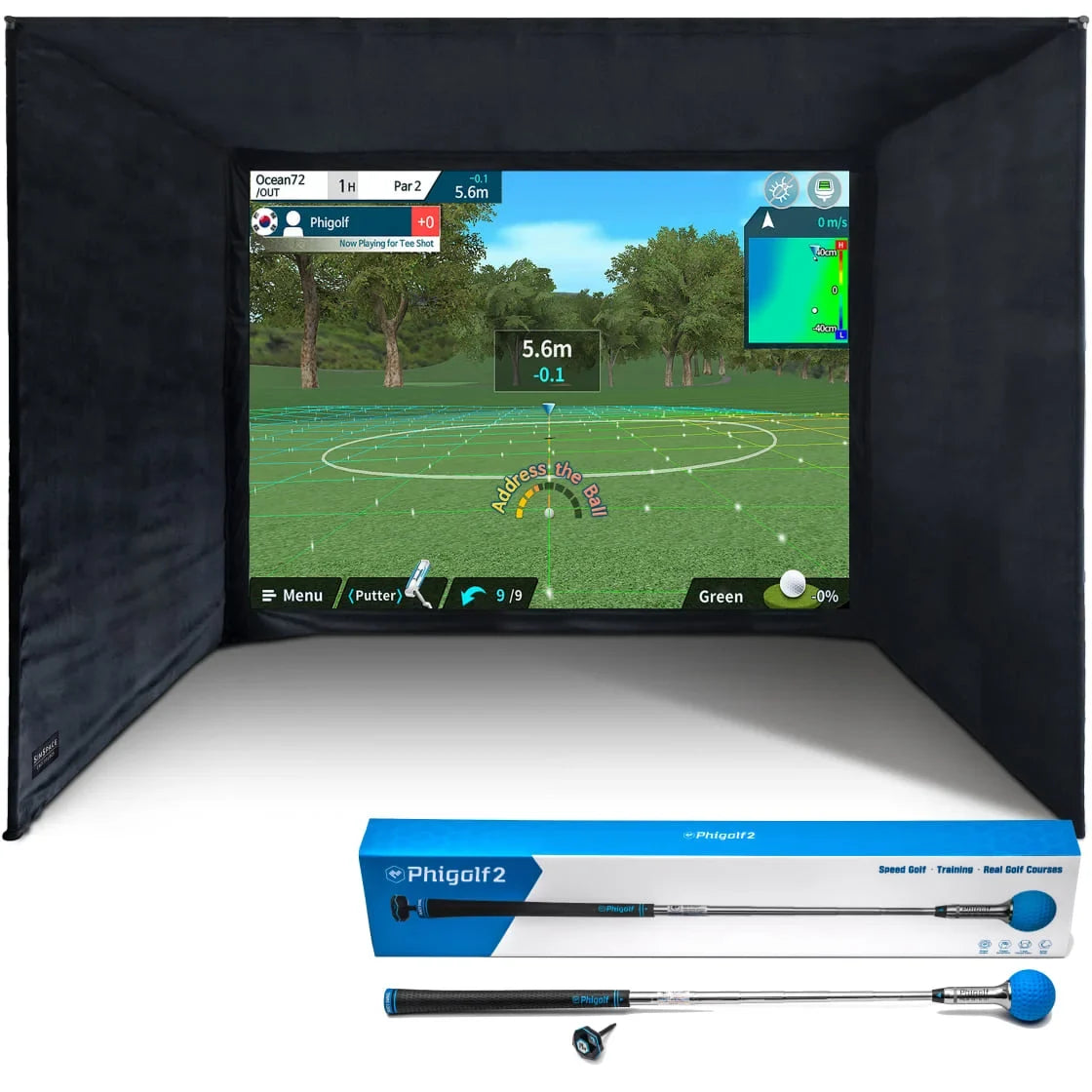 Phigolf 2 Flex Simulator Bundle