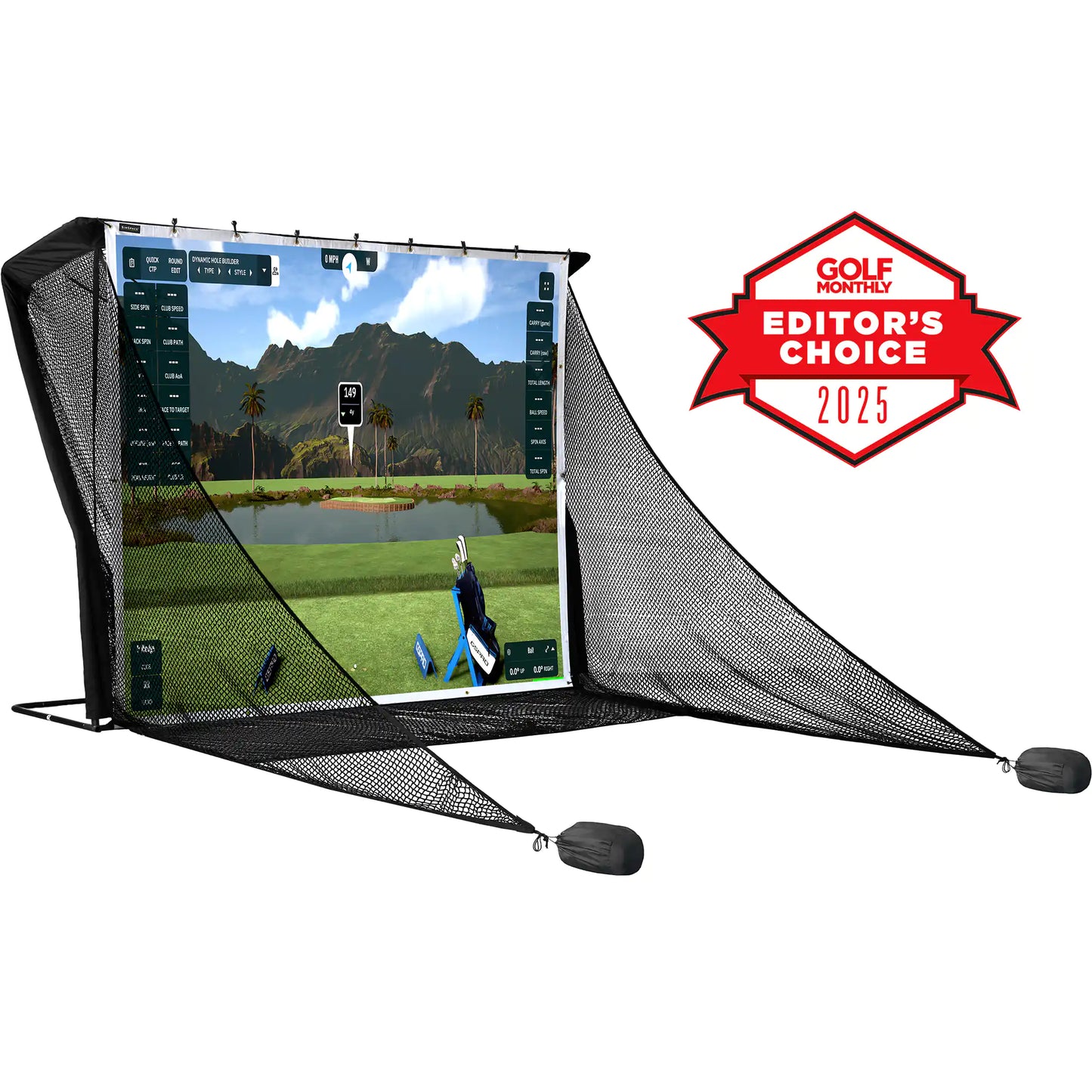 SimSpace Wide Practice Net + Impact Screen