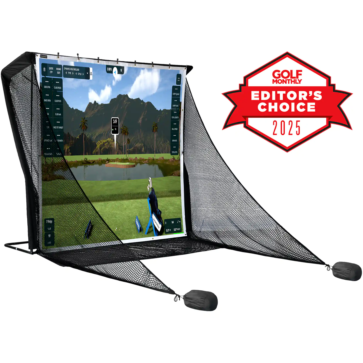 SimSpace Practice Net + Impact Screen