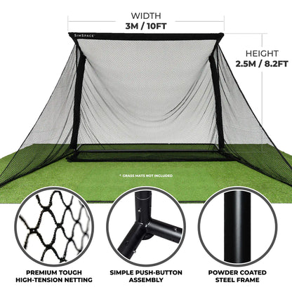 SimSpace Wide Practice Net + Impact Screen