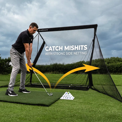 SimSpace Wide Practice Net + Impact Screen