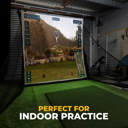 SimSpace Practice Net + Impact Screen