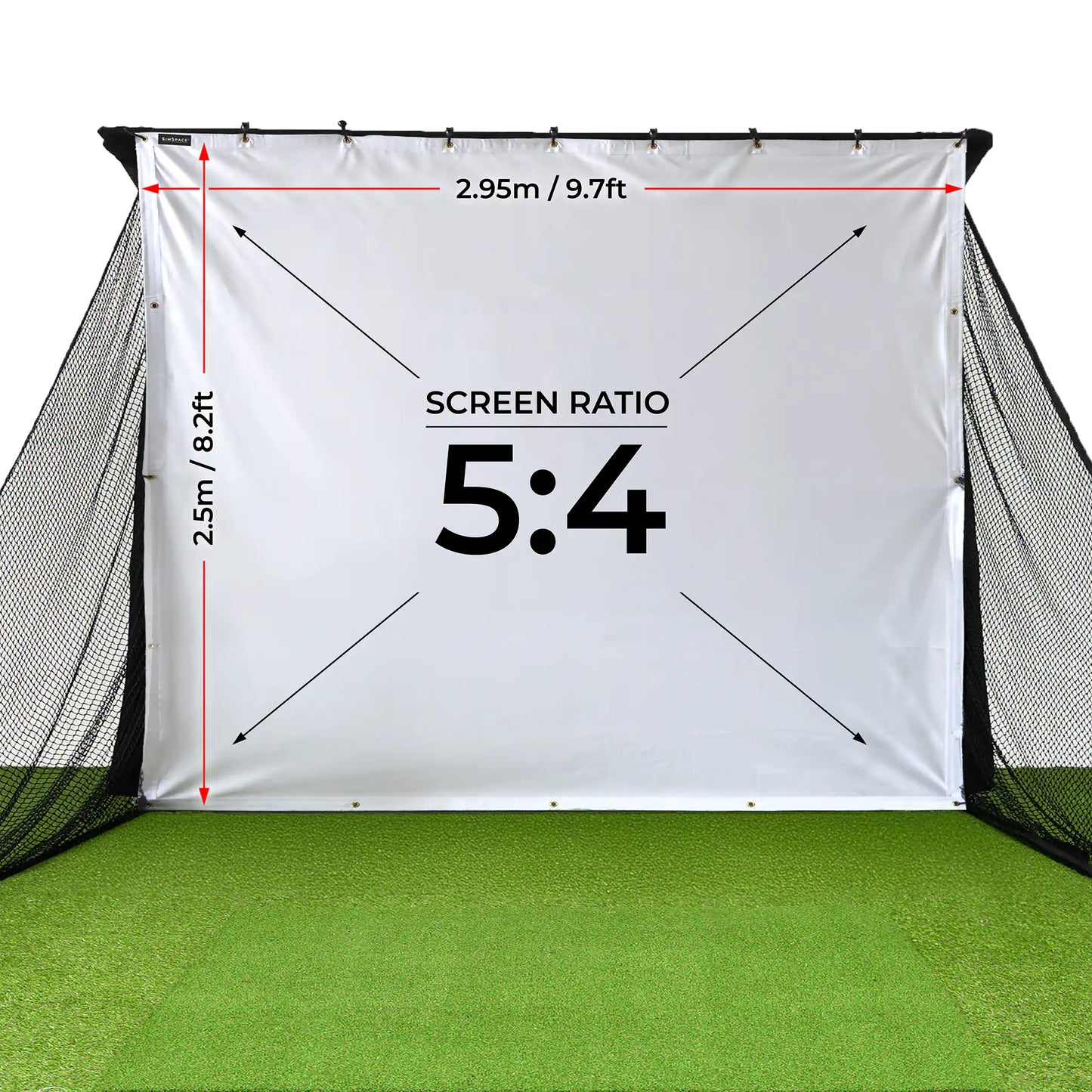 SimSpace Wide Practice Net + Impact Screen