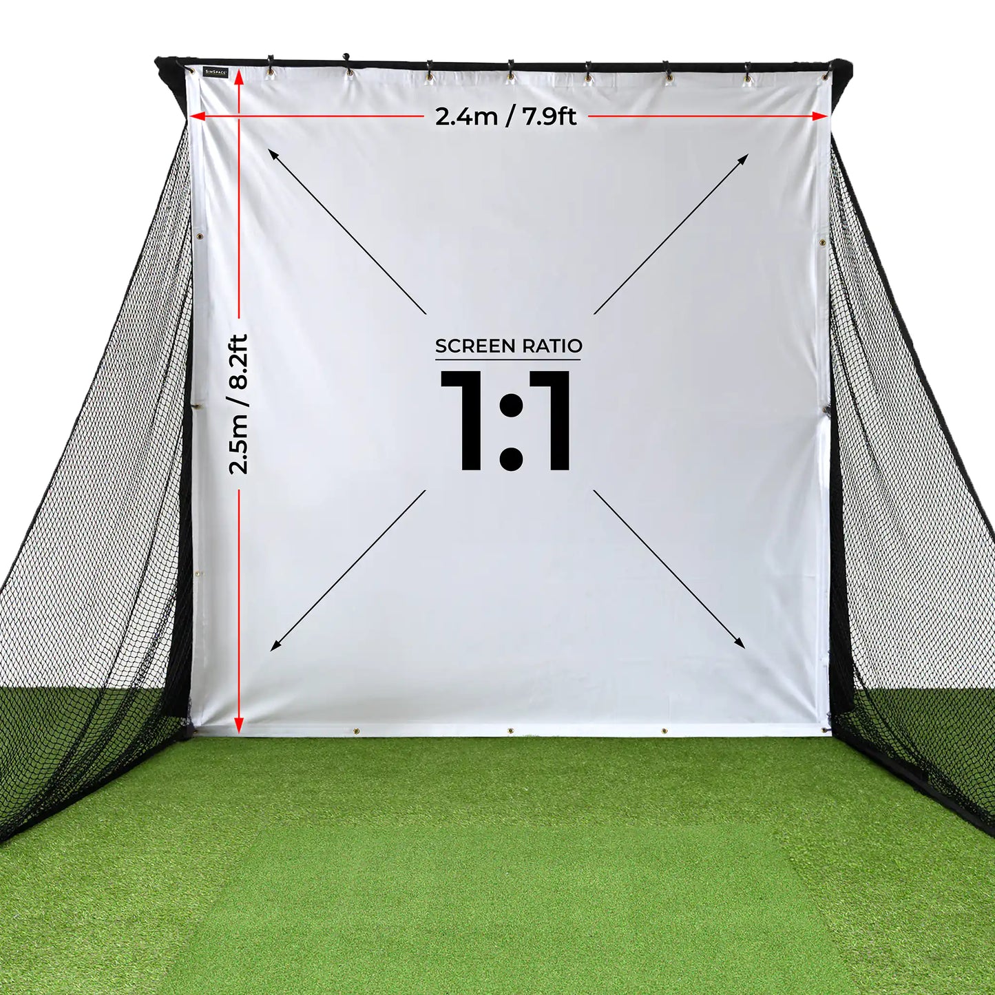 SimSpace Practice Net + Impact Screen