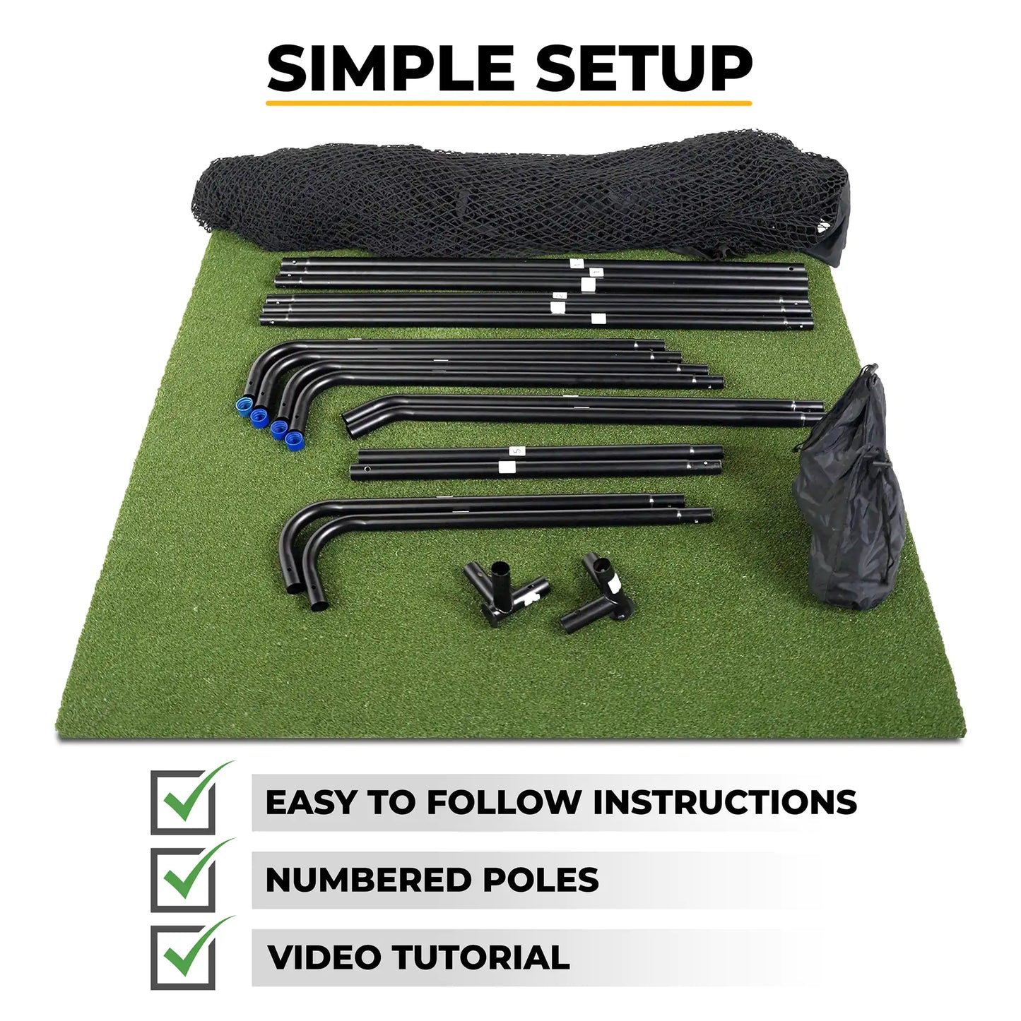 SimSpace Practice Net + Impact Screen