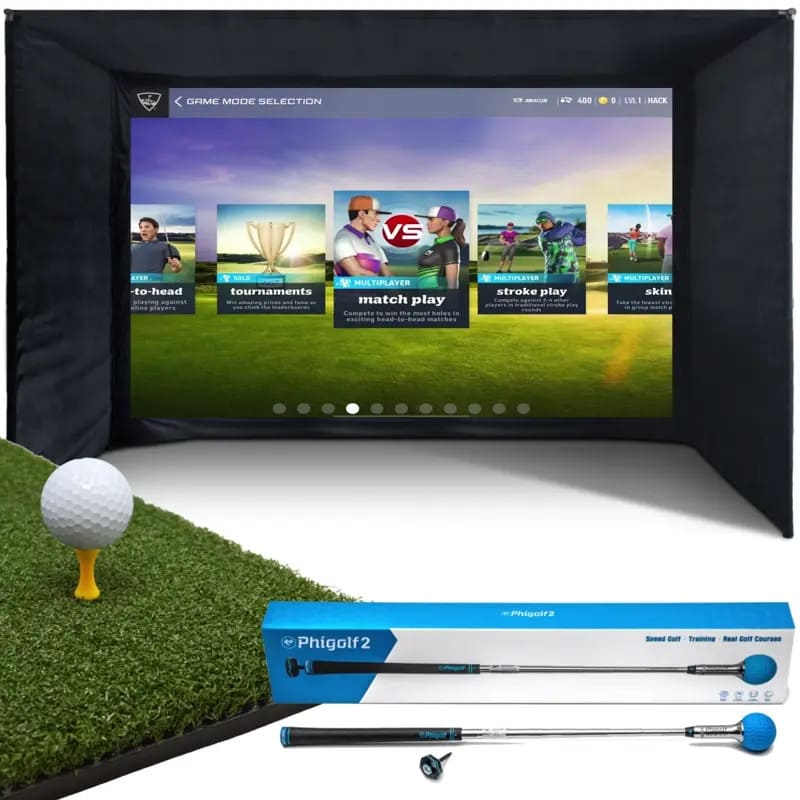 Phigolf 2 Flex Simulator Bundle