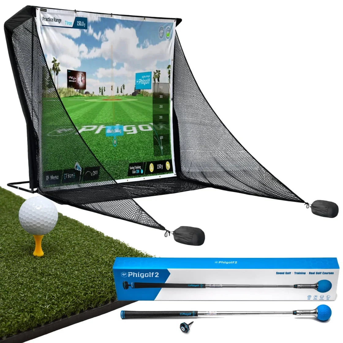 Phigolf 2 Flex Practice Net Bundle