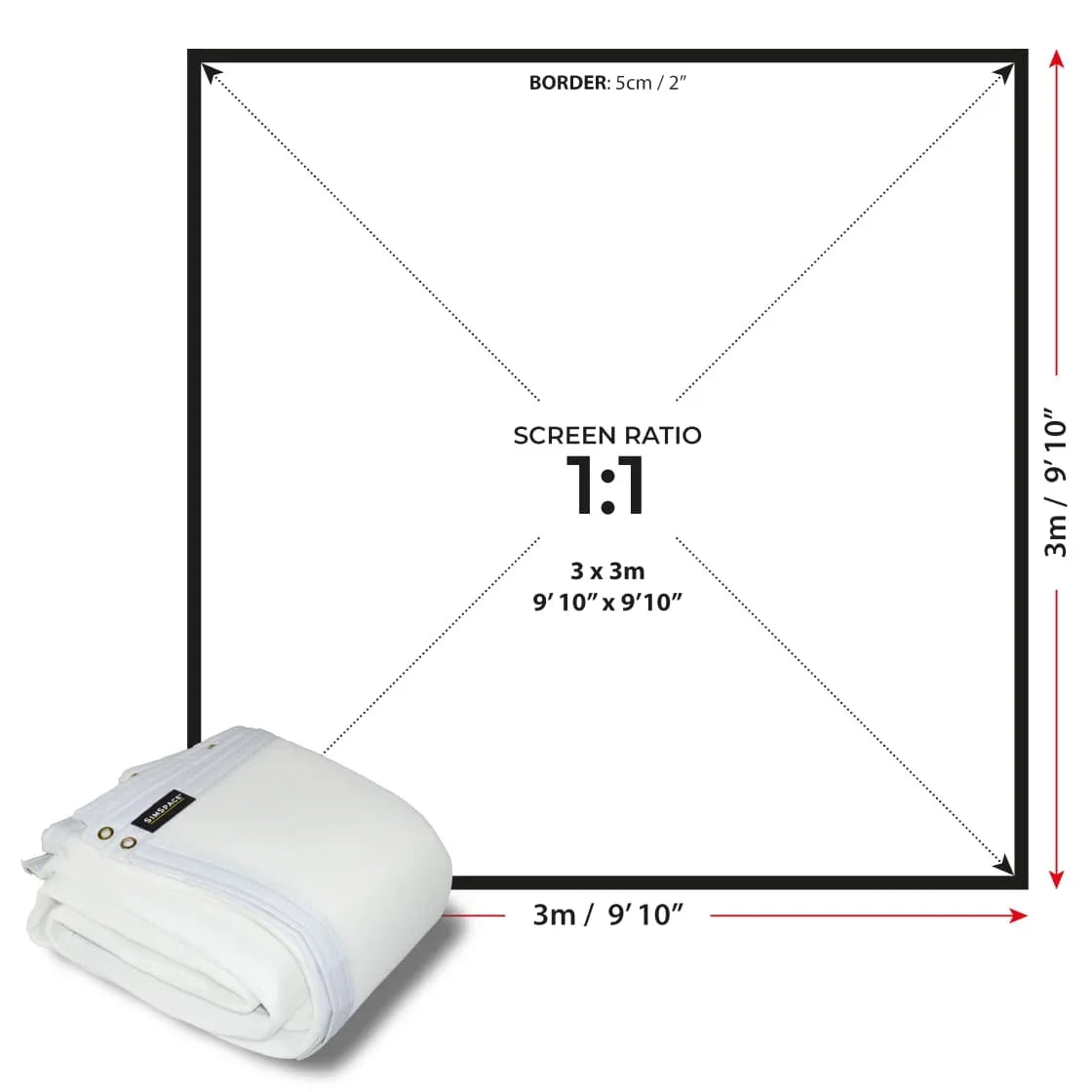 SimSpace Impact & Noise Absorbing Foam Backing