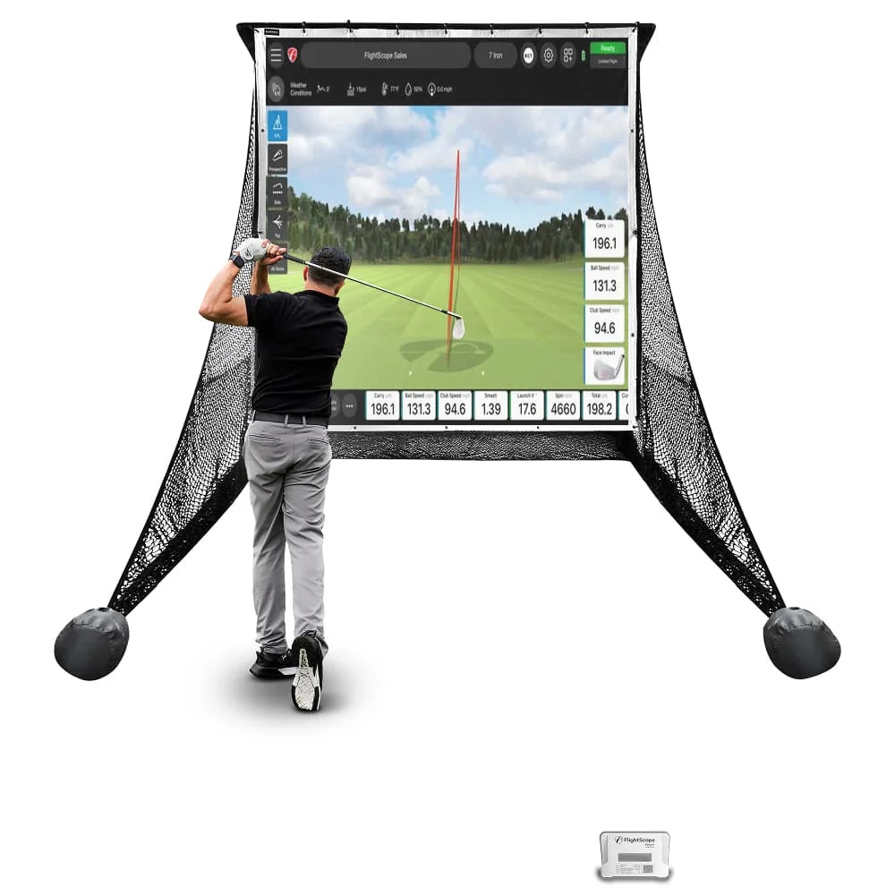 FlightScope Mevo+ Practice Net Bundle
