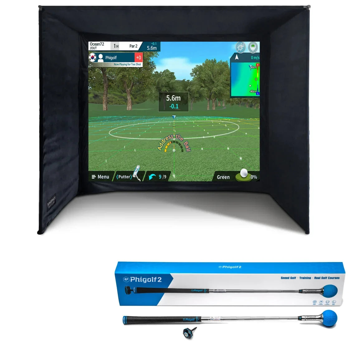 Phigolf 2 Flex Simulator Bundle