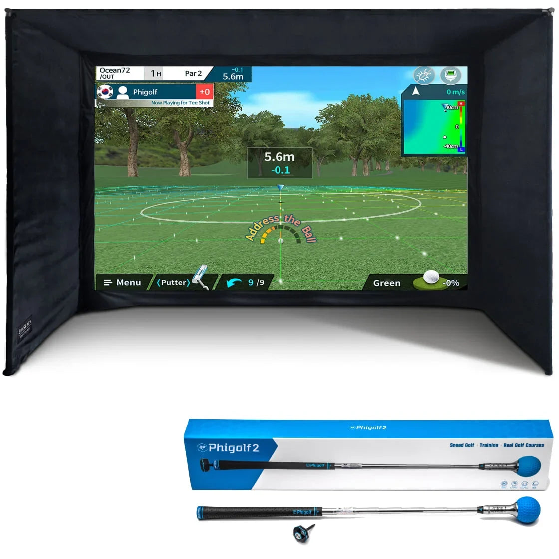 Phigolf 2 Flex Simulator Bundle
