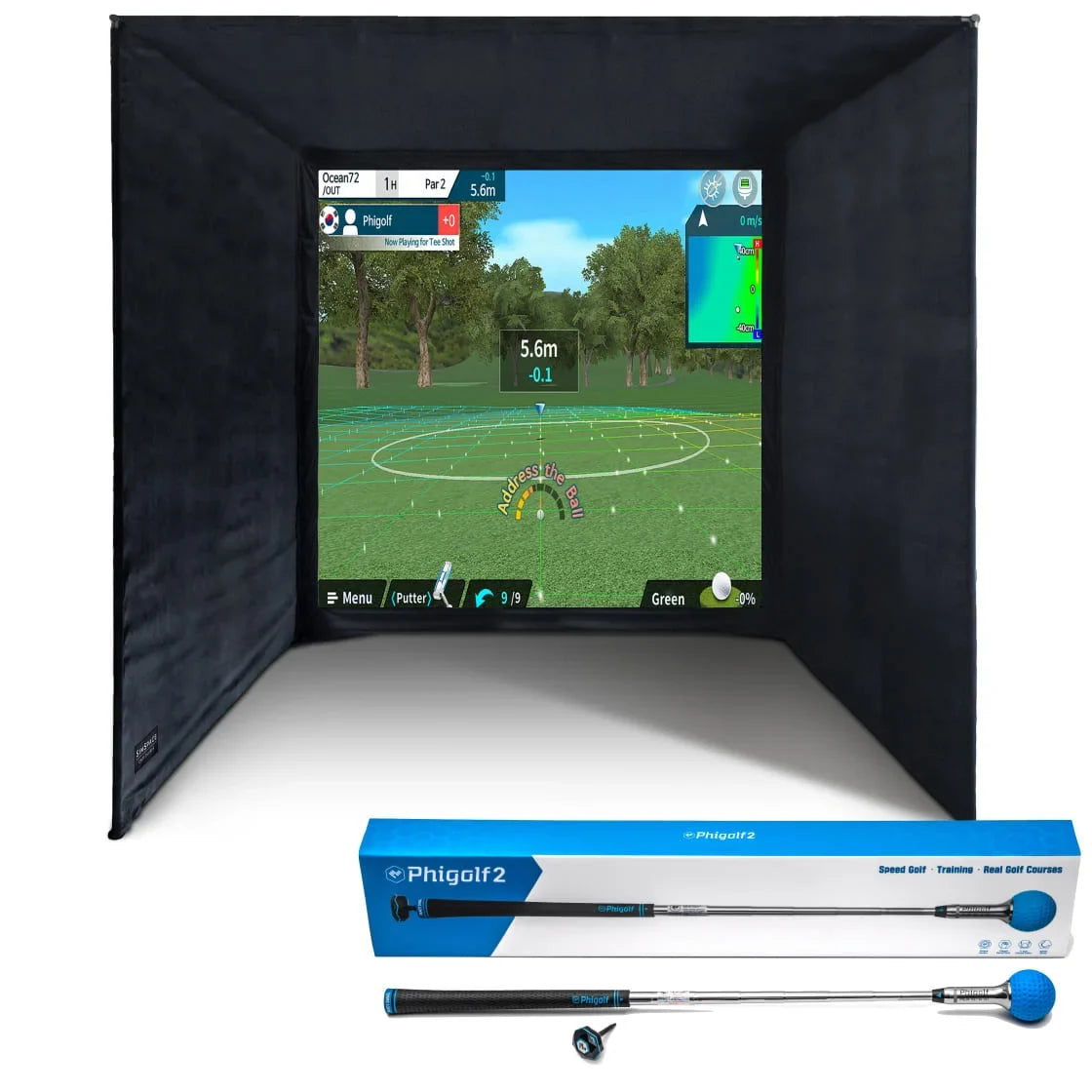 Phigolf 2 Flex Simulator Bundle