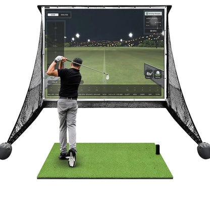 Square Golf Home Practice Net Bundle