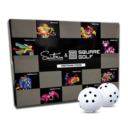 Square Golf Home Dotted Golf Balls (12 pack)