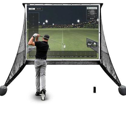 Square Golf Home Practice Net Bundle