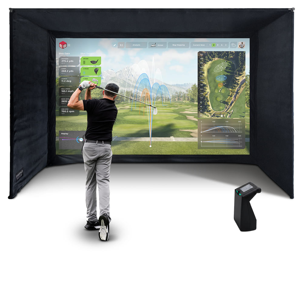 TruGolf LaunchBox + E6 Connect Simulator Bundle