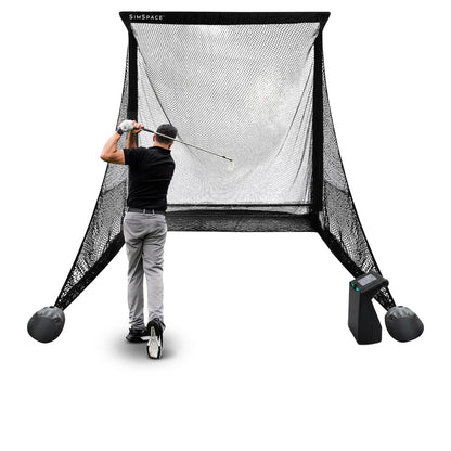 TruGolf LaunchBox + E6 Connect Practice Net Bundle