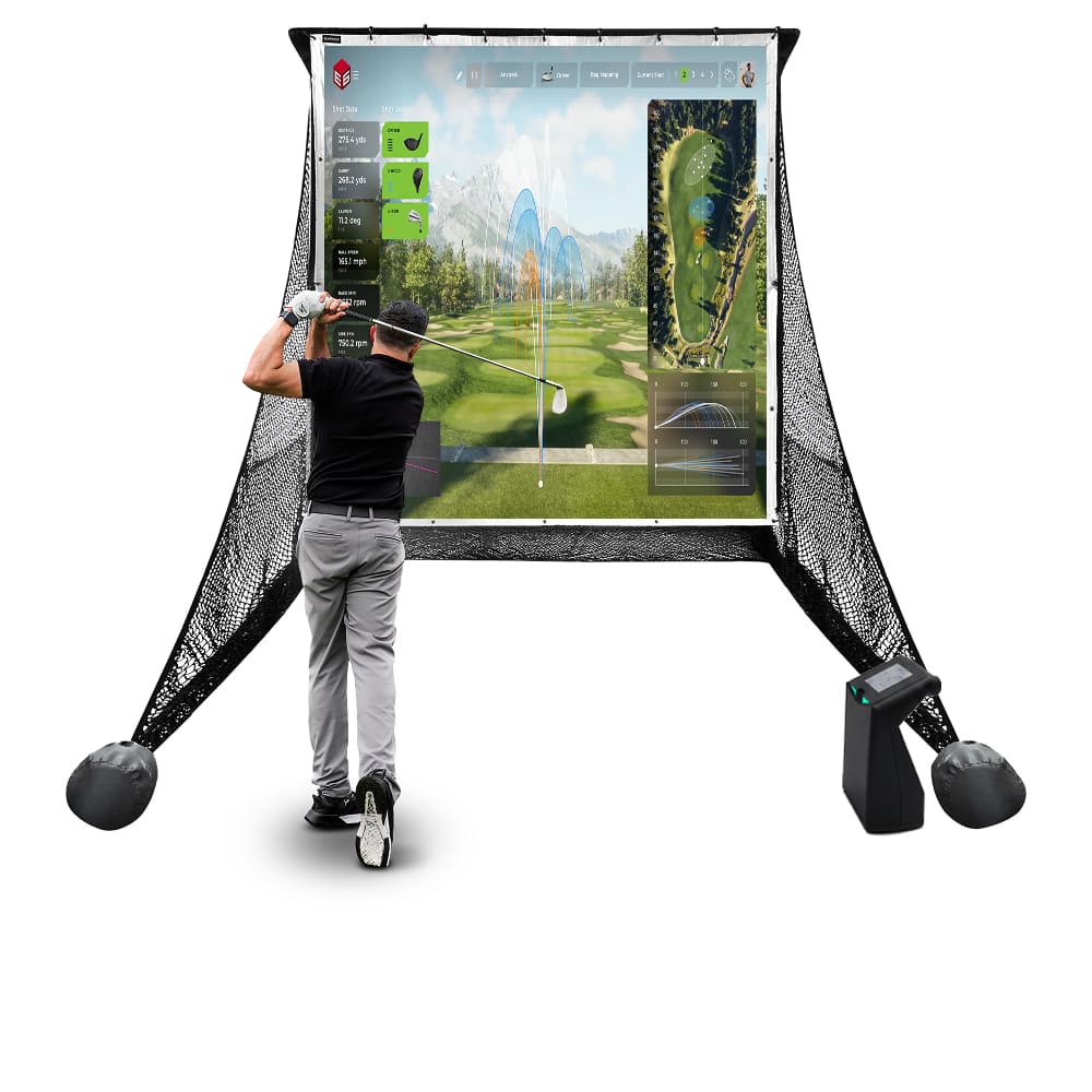 TruGolf LaunchBox + E6 Connect Practice Net Bundle